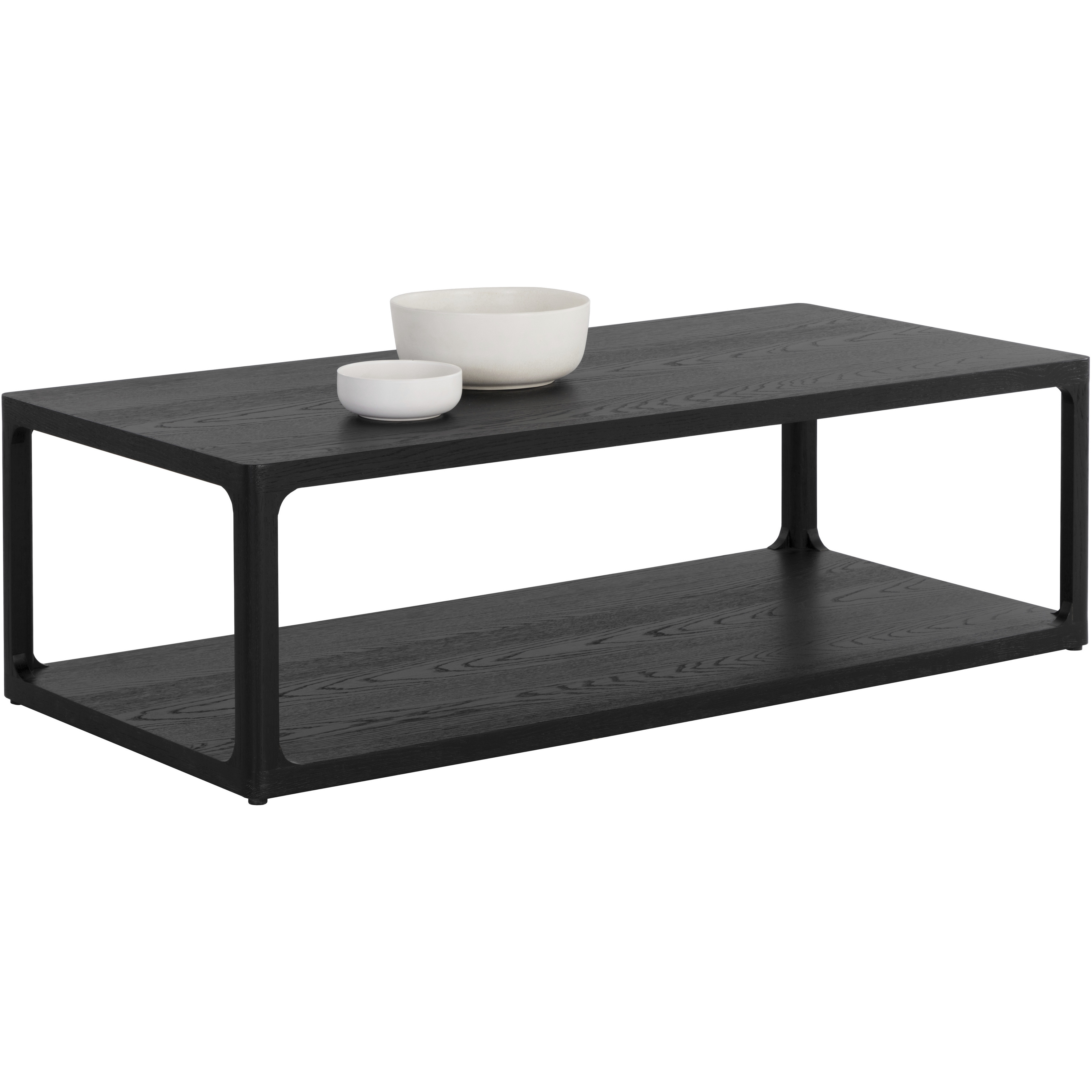 Doncaster 55 X 25.5 inch Black Coffee Table